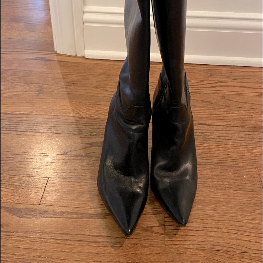 Sexy and gorgeous.  Charles David heeled boots. Size 6 1/2.
